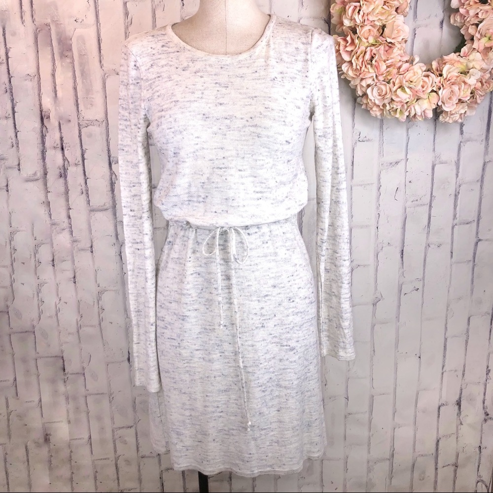 ASOS heather gray cinch waist weather dress 4